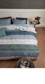DE Riviera Maison dekbedovertrek Tailor - 200x200 cm - Green 204585