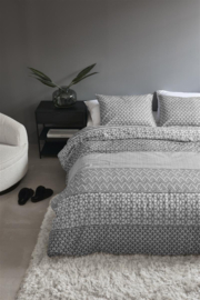 Riviera Maison dekbedovertrek Marley - 240 x 200/220 cm - Grey 325975