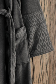 Riviera Maison bathrobe Beyond Bathrobe - M - Grey 229248