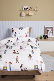 DE Beddinghouse x Fiep Amsterdam dekbedovertrek Goochelen - 135 x 200 cm - Multi 278762