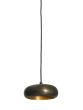 Pebble 1    18cm round Donker messing