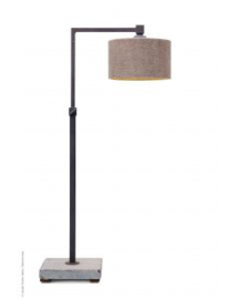 Hard Stone Desk Lamp Lead-Grey Frezoli