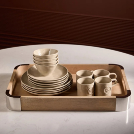 Riviera Maison Portofino Dinnerware Set of 16 flax 583030