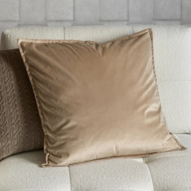 Kussenhoes RM Velvet, Taupe, 60x60 cm riviera maison 516110