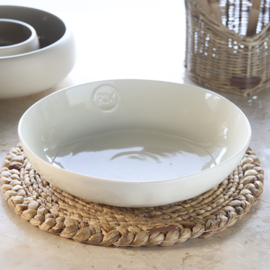 593750 Portofino Serving Bowl White RM