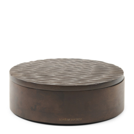 595890 Banu Storage Box Round Medium Riviera Maison