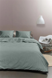 Ambiante dekbedovertrek Cotton Uni - 240 x 200/220 cm - Green 223029!