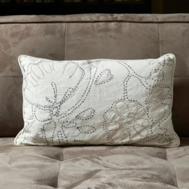 Rhythm Embroidery Pillow Cover Riviera Maison 479440