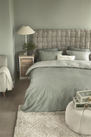 Riviera Maison dekbedovertrek Bambu - 155 x 220 cm - Grey Green 321467