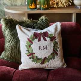 Kussenhoes Kerstkrans 50x50 582050 Riviera Maison