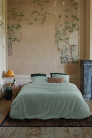 At Home by BeddingHouse dekbedovertrek Easy - 155 x 220 cm - Light Green 238341