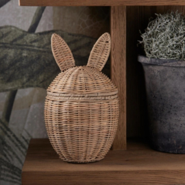 Rustic Rattan Easter Rabbit Basket 574790
