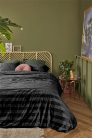 At Home by BeddingHouse dekbedovertrek Soft Shine - 155 x 220 cm - Black 249125