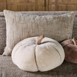 Autumn Creme kussen Pumpkin Faux Fur Box L Riviera Maison 585880