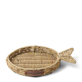 595570 Rustic Rattan Fish Mini Tray (Pre order week 17)