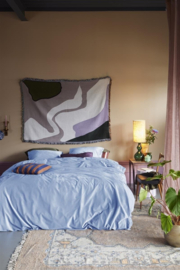 At Home by BeddingHouse dekbedovertrek Tender - 155 x 220 cm - Mid Blue 322166