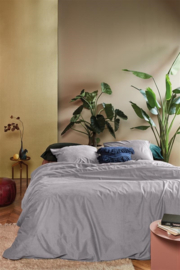 At Home by BeddingHouse dekbedovertrek Cosy Corduroy - 135 x 200 cm - Light Grey 238360