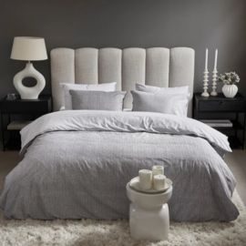 Riviera Maison dekbedovertrek Chevron Weave - 155 x 220 cm - Grey 326006