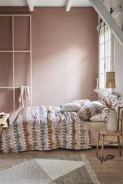 DE Beddinghouse dekbedovertrek Warm Stripes - 135 x 200 cm - Ochre 249674