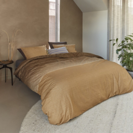 zand  Beddinghouse dekbedovertrek Demi - 155 x 220 cm - Dark Sand 279642#
