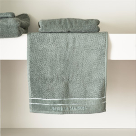 RM Elegant moss Guest Towel 50x30 Riviera Maison 466950
