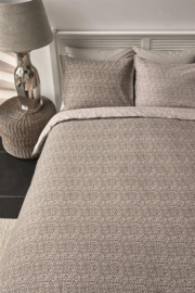 Riviera Maison dekbedovertrek Braided - 240 x 200/220 cm - Taupe 321445