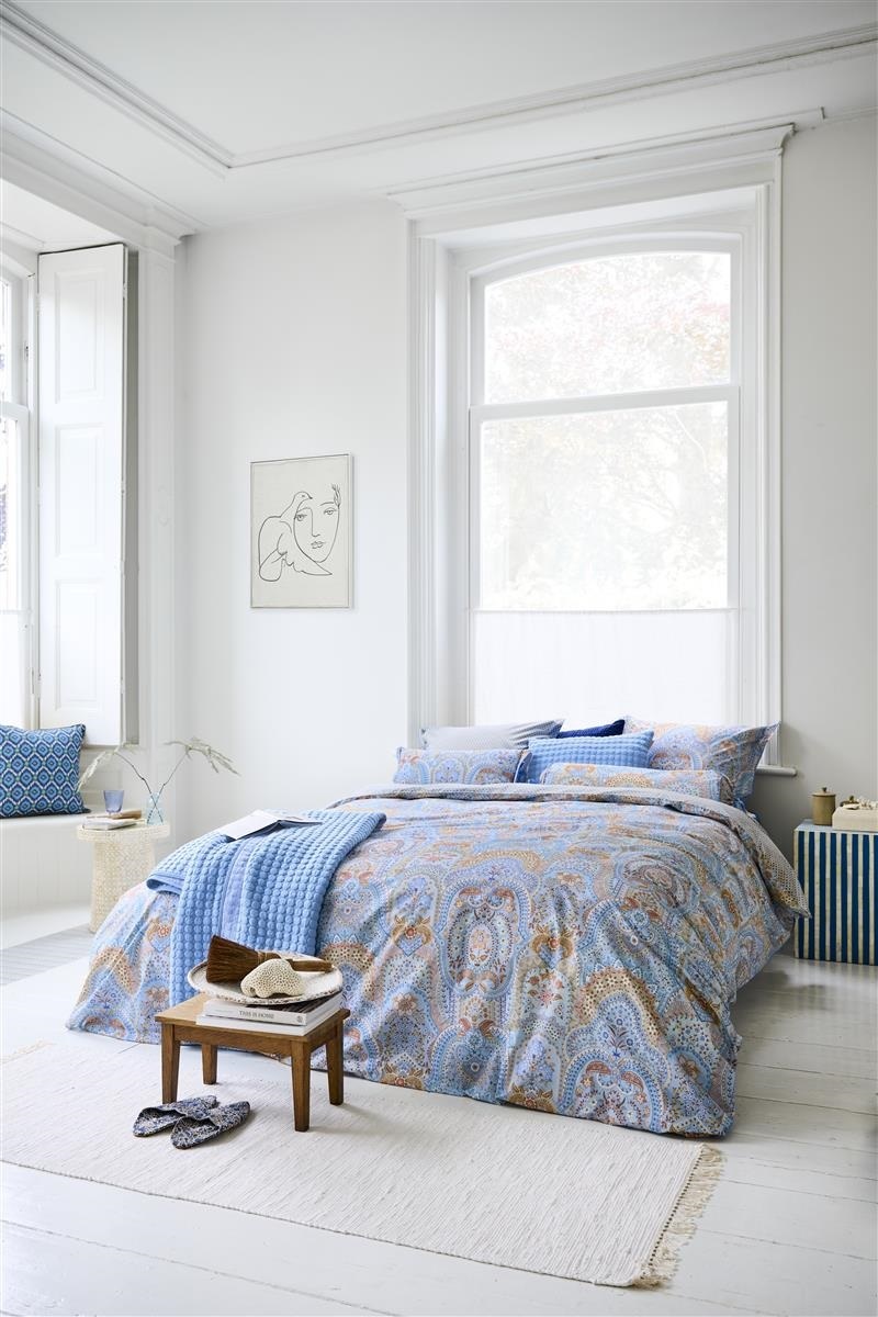 Pip Studio Jabali Flower - 140 x 200/220 cm - Blue 328950