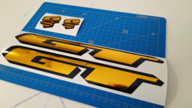 GT Repro Decals Black/Gold