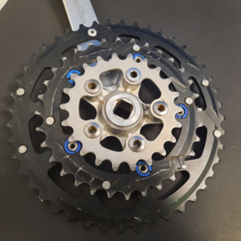 White Industries Crankset w/ NOS RaceFace Chainrings