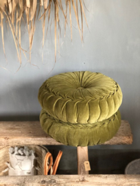 Velvet kussen CEDAR GREEN