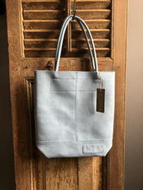 Natural bag kartel suedine ICEBLUE