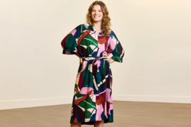 Atelier Jupe - Absract and colourful print viscose