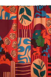 Atelier Jupe - Red patchwork viscose