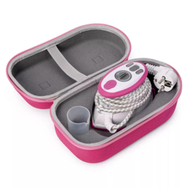 Prym persstrijkijzer mini met etui roze