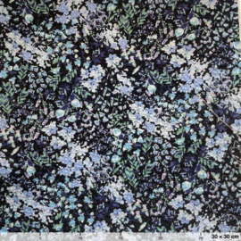 Kokka - Floral prints Ripple Seersucker