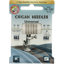 Organ Needles eco pack Universal 70-100