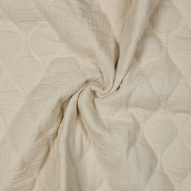 Double gauze Quilt - naturel
