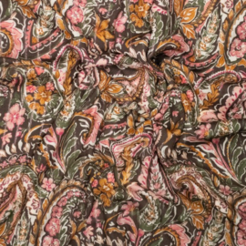 Paisley viscose/metal