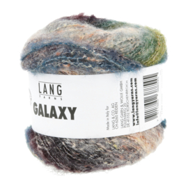 LangYarns Galaxy, kleur 6 zwart-groen-beige