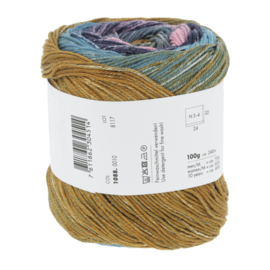 Lang Yarns Quattro dégradé, kleur 10