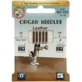Organ Needles eco pack Leather 90-100