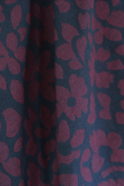 MeetMilk Aster Bloom Jacquard - Pinot/Dark Navy