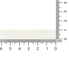 Satin Luxe- Double face white 10mm