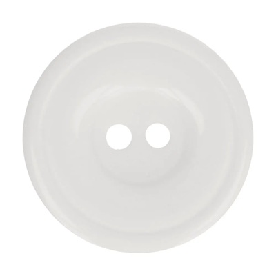 Bottoni Italiani knoop wit, 17,5mm