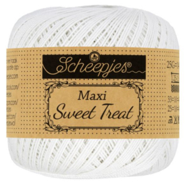 Lace katoen - Scheepjes Maxi Sweet Treat - snow white