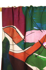 Atelier Jupe - Absract and colourful print viscose