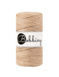 Bobbiny macramé 3mm kleur Biscuit