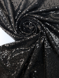Deadstock fabric: black knitted lurex