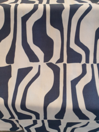 Bittoun - Abstract  in blue and creme