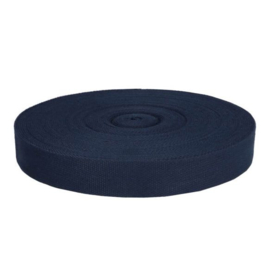 Keperband -Tassenband extra stevig 32mm - donkerblauw